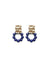 Jaynie Earrings, Blue