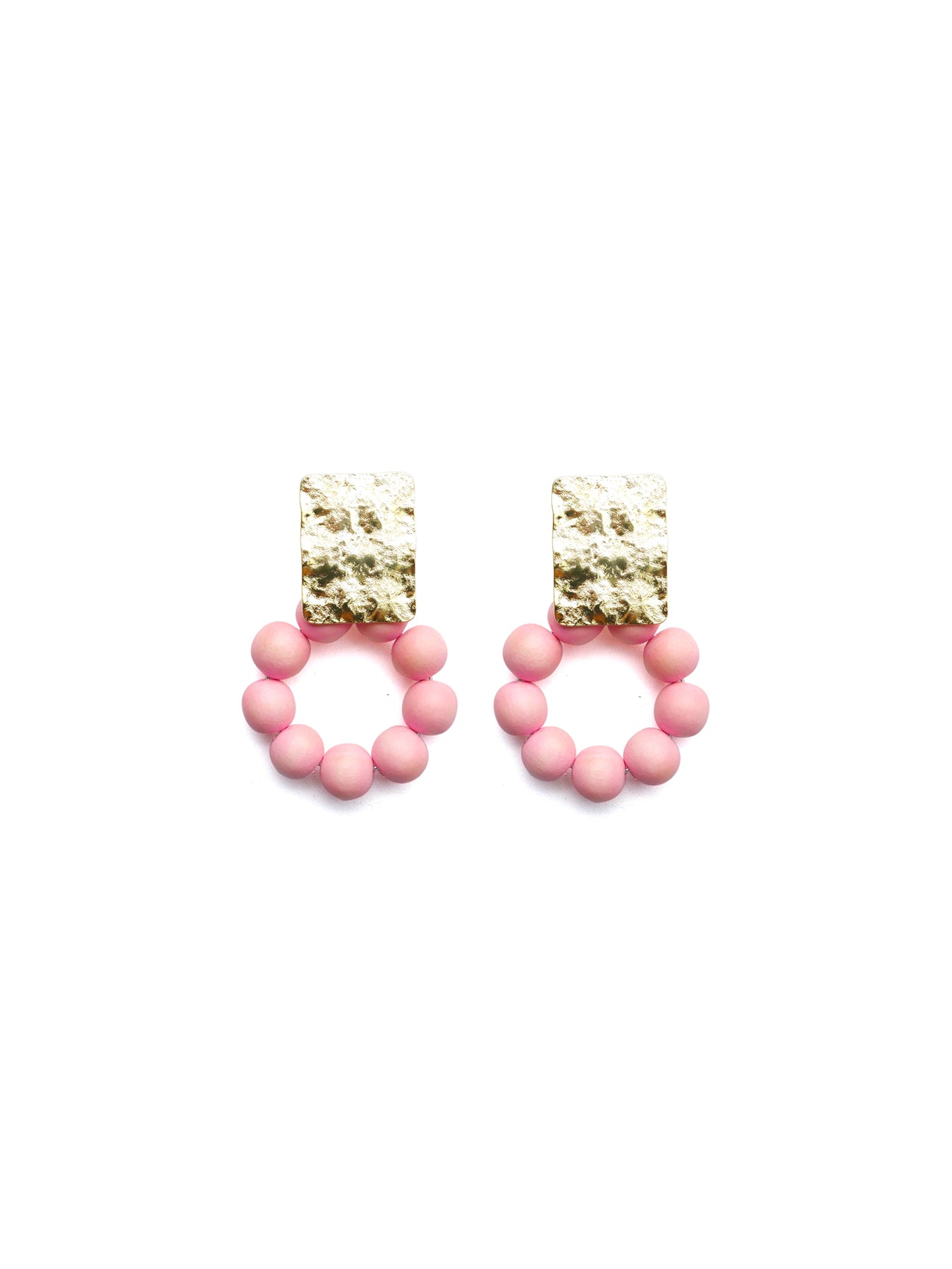 Releve Fashion Clare Hynes Pink Jaynie Earrings Ethical Designers Sustainable Fashion Brands Purchase with Purpose Shop for Good
