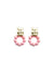 Jaynie Earrings, Pink