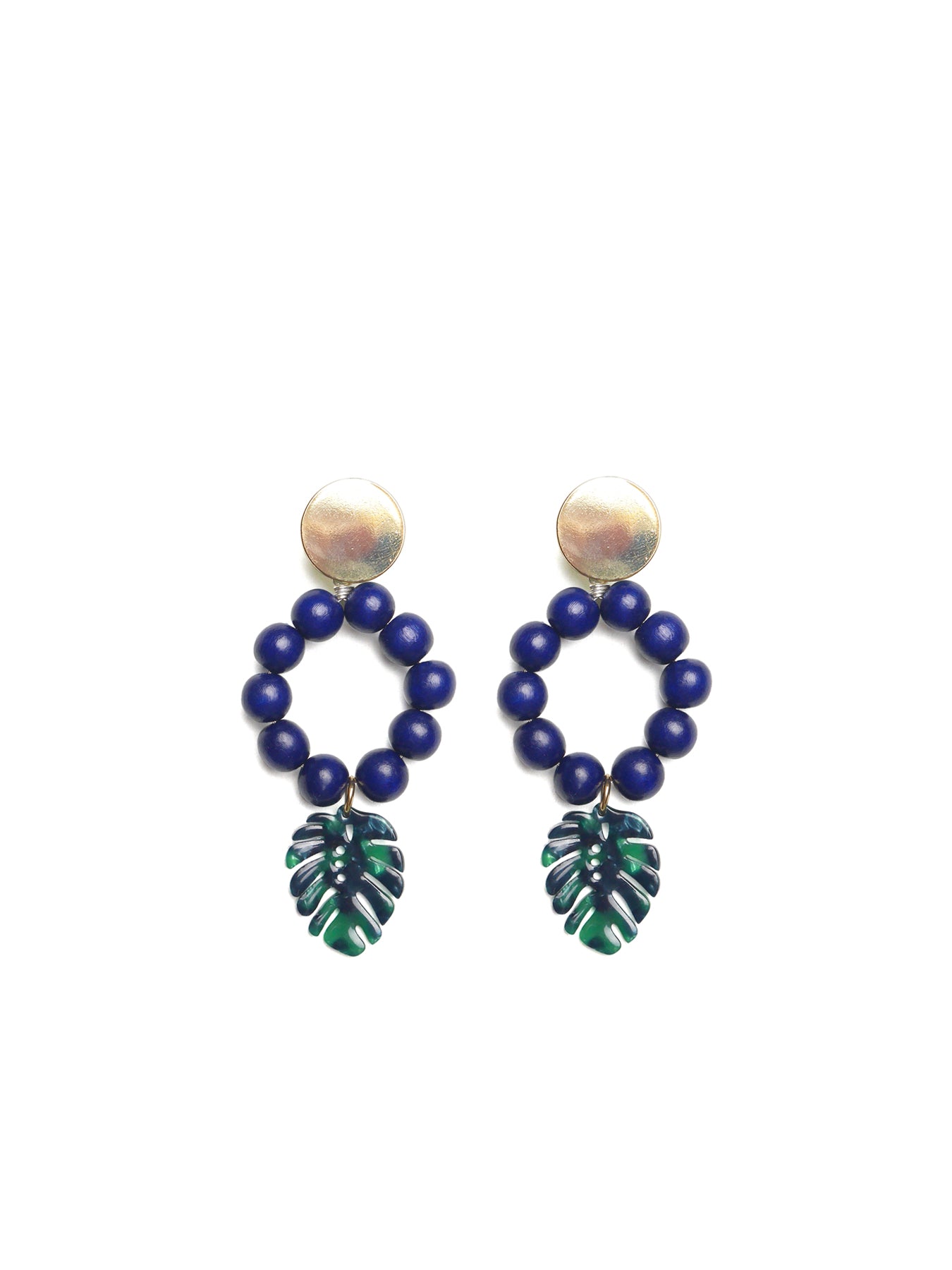 Lola Earrings, Blue and Green