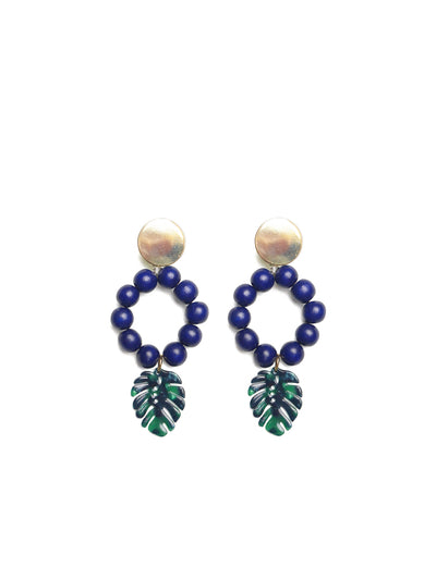 Releve Fashion Clare Hynes Blue Green Lola Earrings Ethical Designers Sustainable Fashion Brands Purchase with Purpose Shop for Good