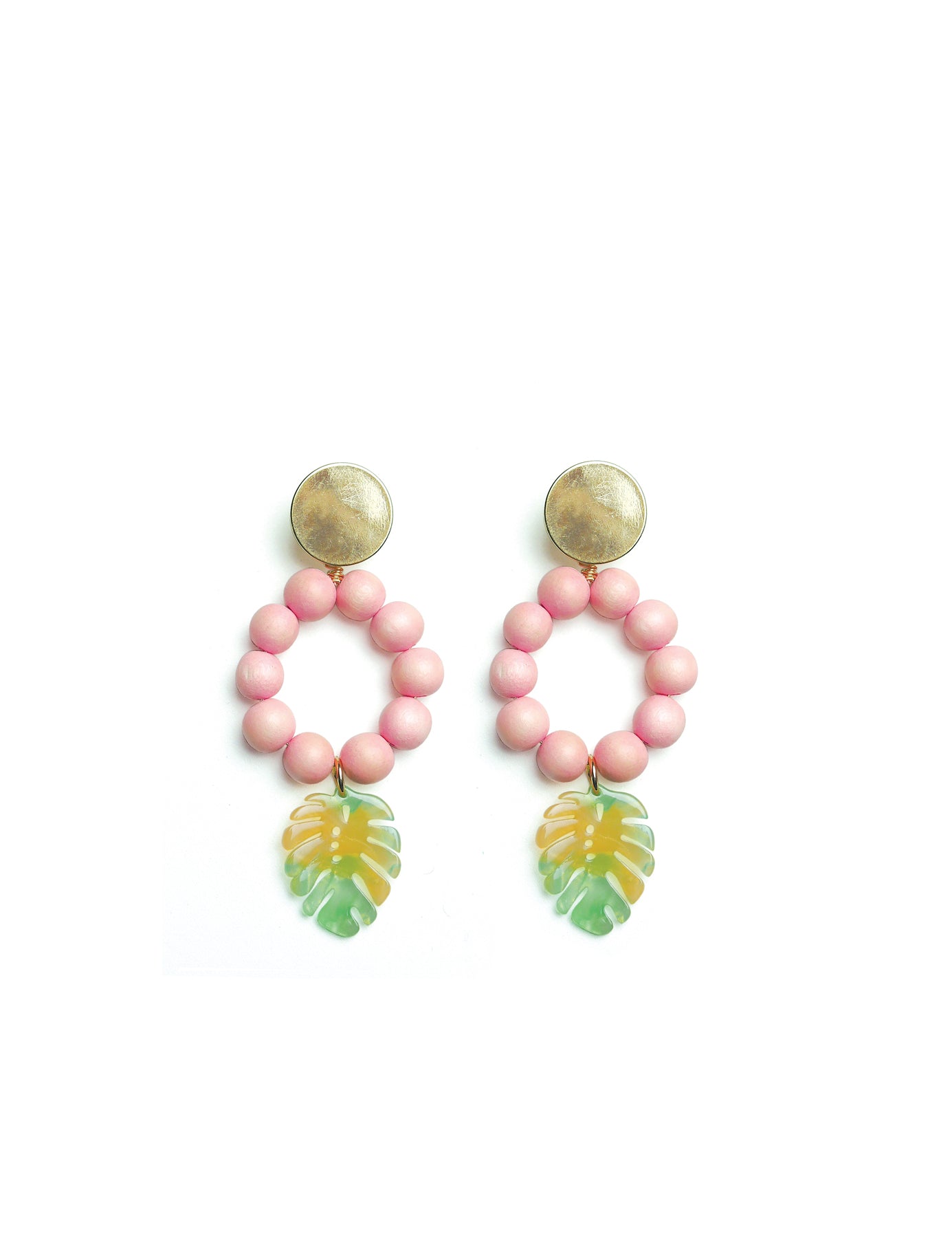Releve Fashion Clare Hynes Pink Light Green Lola Earrings Ethical Designers Sustainable Fashion Brands Purchase with Purpose Shop for Good