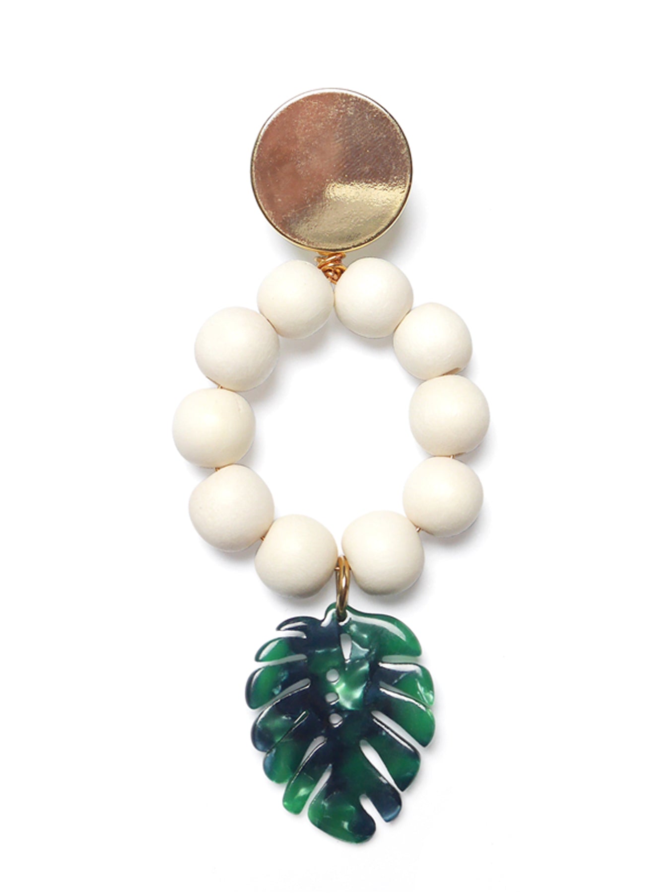 Releve Fashion Clare Hynes White Green Lola Earrings Ethical Designers Sustainable Fashion Brands Purchase with Purpose Shop for Good