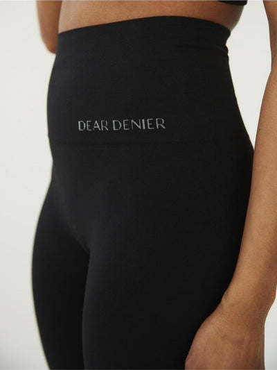 Releve Fashion Dear Denier Lena Seamless Rib Legging in Black Ethical Luxury Brand Sustainable Clothing Conscious Fashion Purchase with Purpose Shop for Good