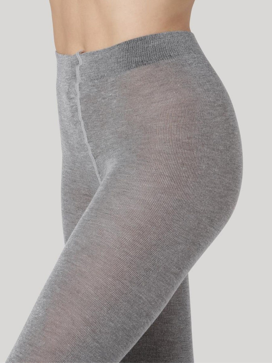 Releve Fashion Dear Denier Simone Cashmere Blend Tight, Grey Ethical Luxury Brand Sustainable Clothing Conscious Fashion Purchase with Purpose Shop for Good