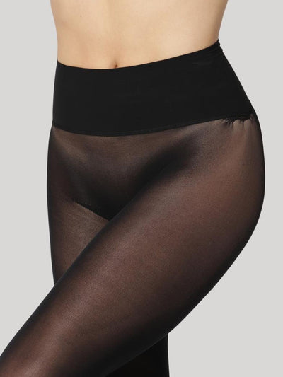 Releve Fashion Dear Denier Erika Seamless 50 Denier Tights in Black Ethical Luxury Brand Sustainable Clothing Conscious Fashion Purchase with Purpose Shop for Good