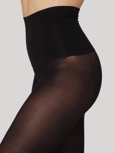 Releve Fashion Dear Denier Erika Seamless Highwaist 50 Denier Tights in Black Ethical Luxury Brand Sustainable Clothing Conscious Fashion Purchase with Purpose Shop for Good