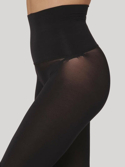 Releve Fashion Dear Denier Erika seamless Highwaist 80 Denier Tights in Black Ethical Luxury Brand Sustainable Clothing Conscious Fashion Purchase with Purpose Shop for Good