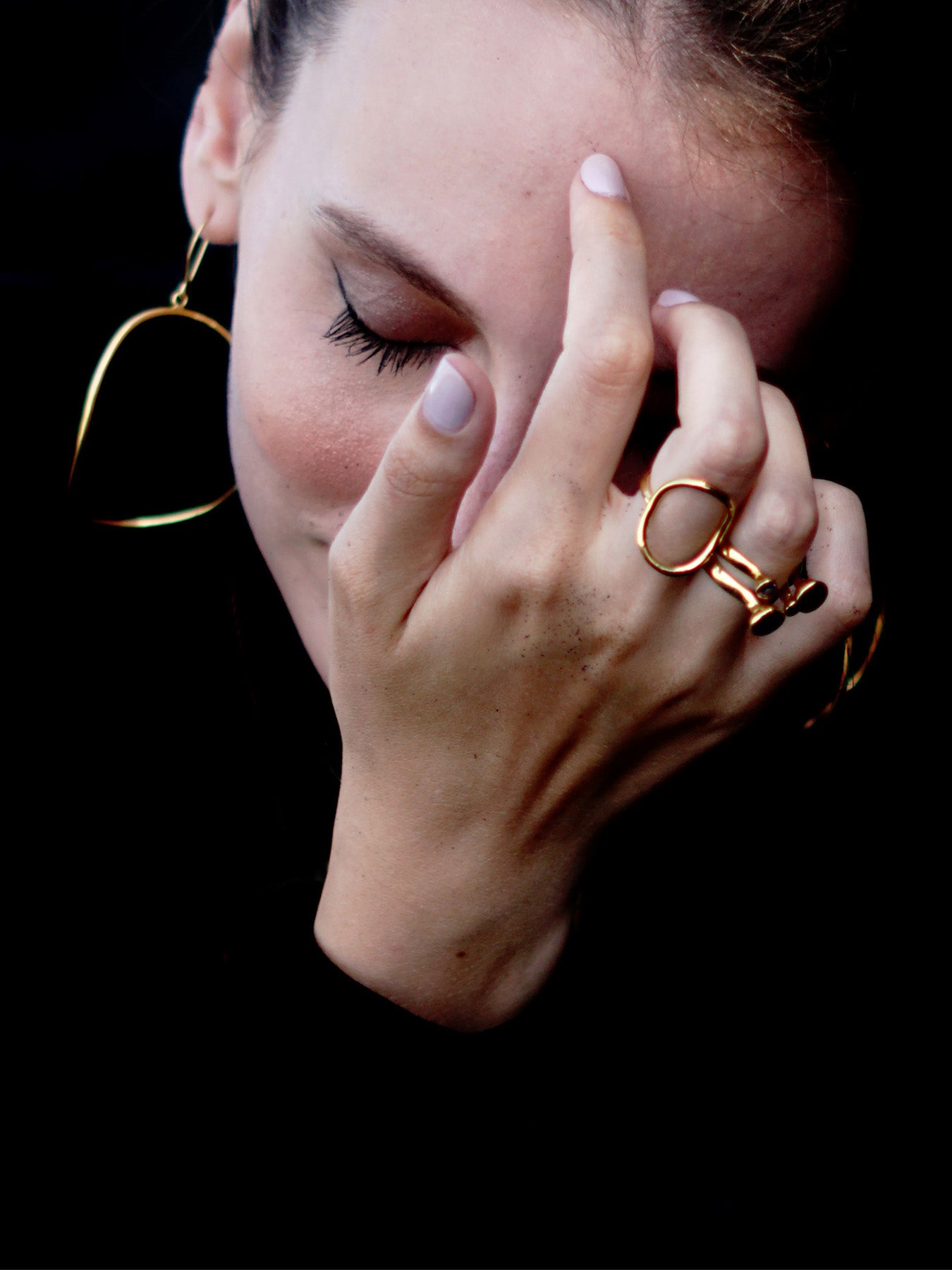 Freedom Earrings, Gold