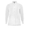 Releve Fashion Filanda n.18 Amelie White Cotton Button Down Dress Shirt Sustainable Luxury Fashion Conscious Clothing and Accessories Ethical Designer Brand Artisanal Handcrafted Made in Italy Purchase with Purpose Shop for Good