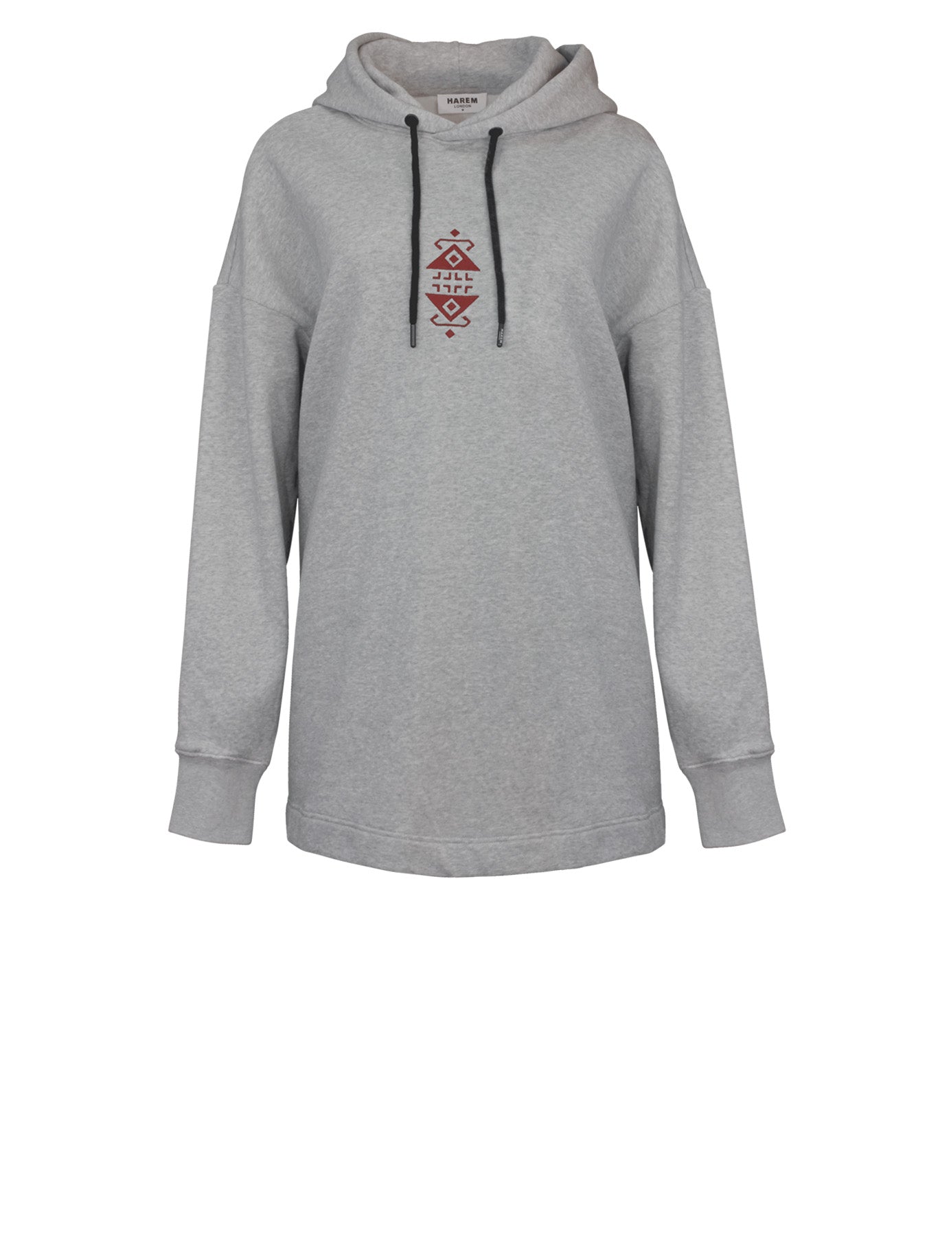 Eli Oversized Organic Cotton Hoodie, Grey