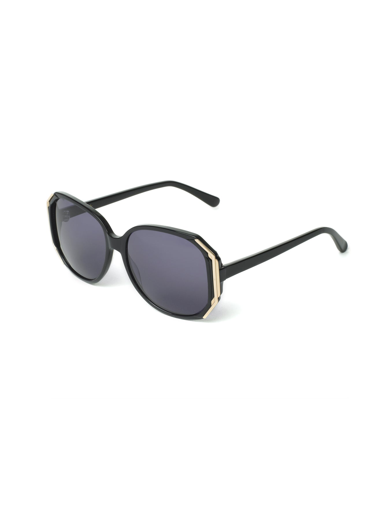 Black Hexagon Sunglasses
