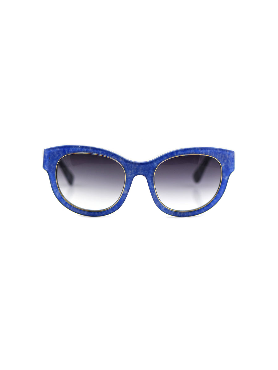 Blue Denim Square Sunglasses