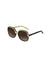 Ivory Tortoise Shell Square Sunglasses