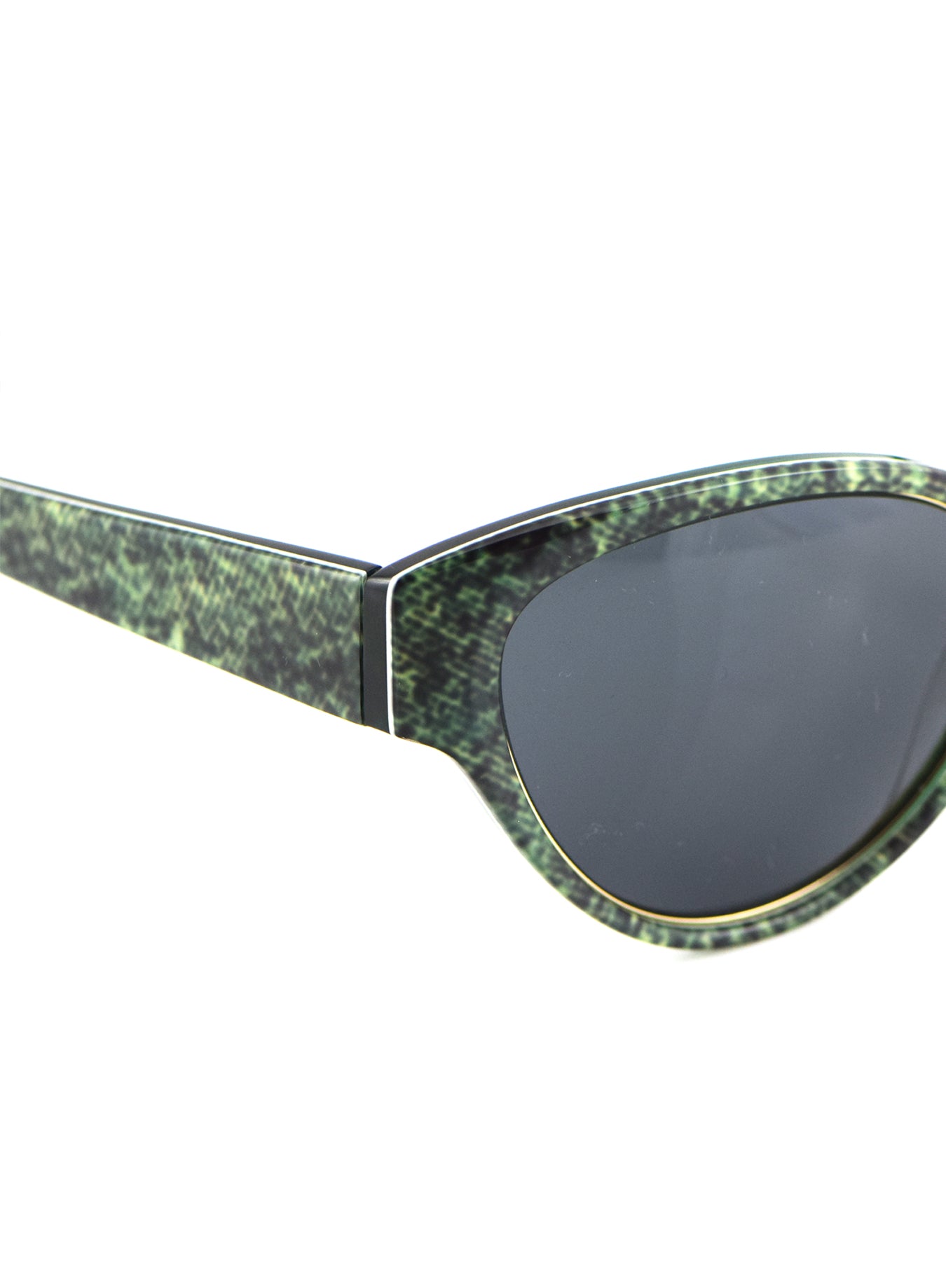 Releve Fashion Heidi London Forest Green Denim Cateye Sunglasses Ethical Designers Sustainable Fashion Accessories Brand Eyewear Positive Fashion Purchase with Purpose Shop for Good