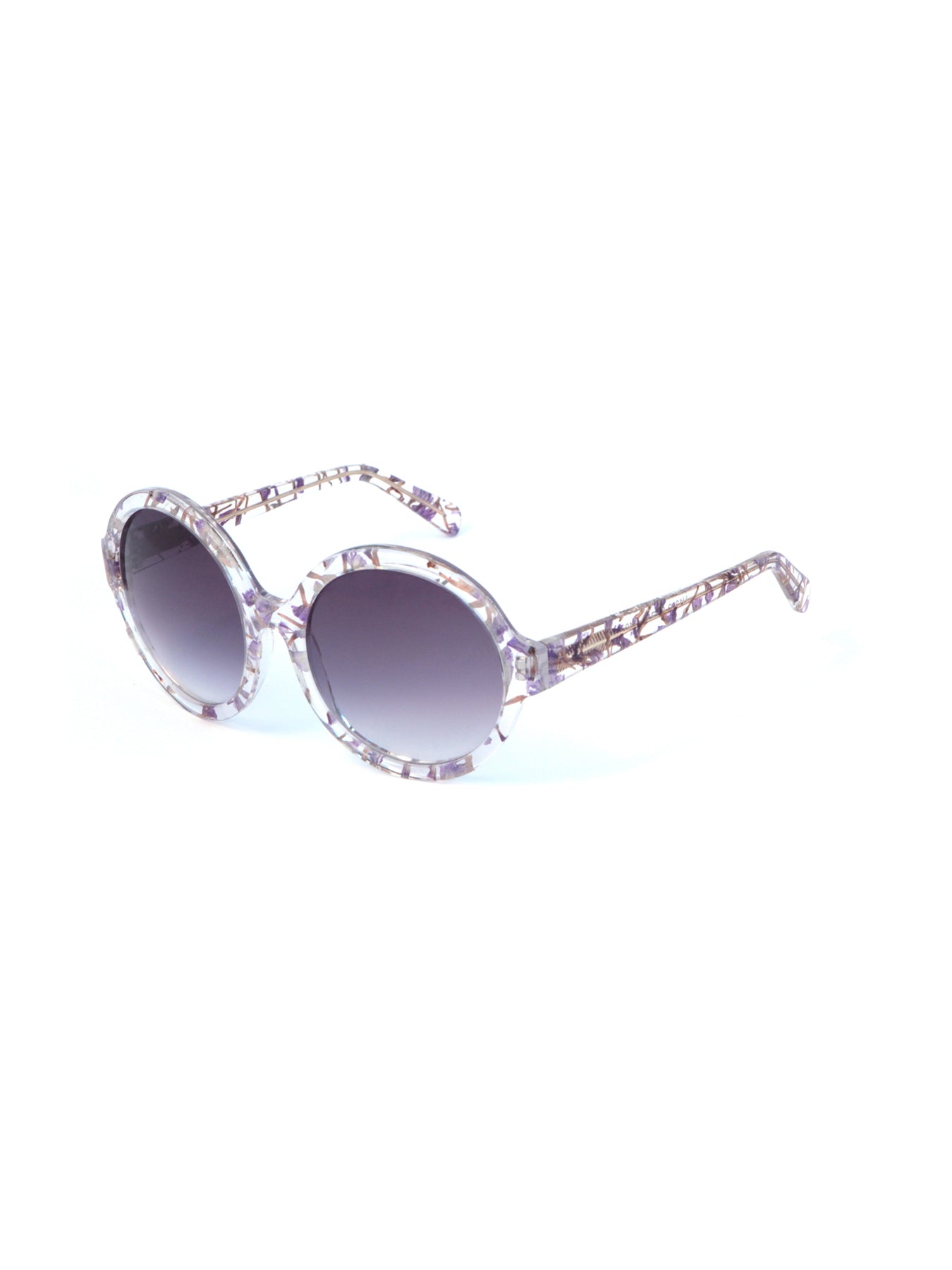 Forget Me Not Circular Sunglasses