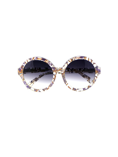 Releve Fashion Heidi London Forget Me Not Circular Sunglasses Ethical Designers Sustainable Fashion Accessories Brand Eyewear Positive Fashion Purchase with Purpose Shop for Good