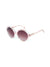 Amaranth Circular Sunglasses