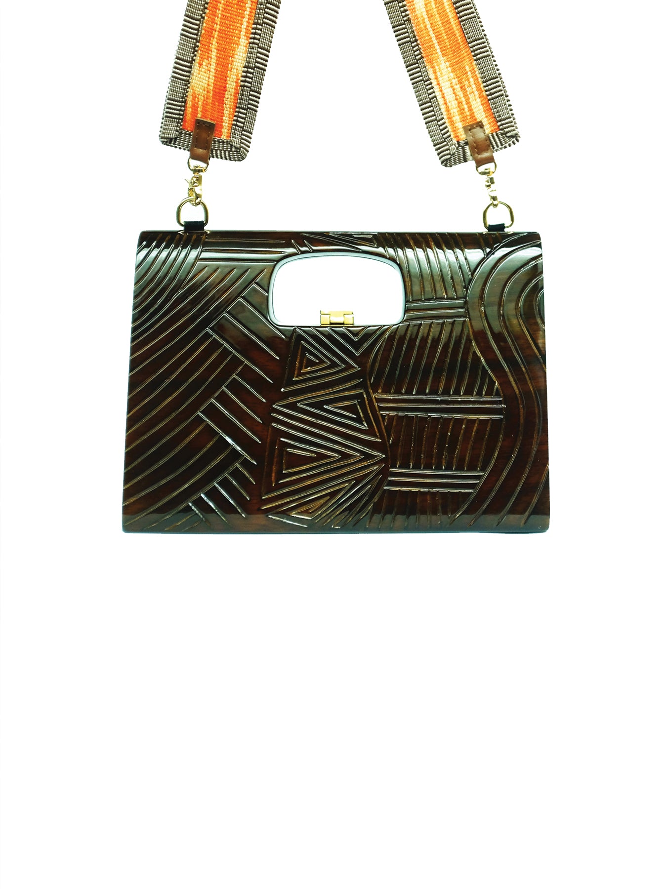 Releve Fashion Joanique Pintados Rectangle Bag Ethical Designers Sustainable Fashion Accessory Brand Purchase with Purpose Shop for Good