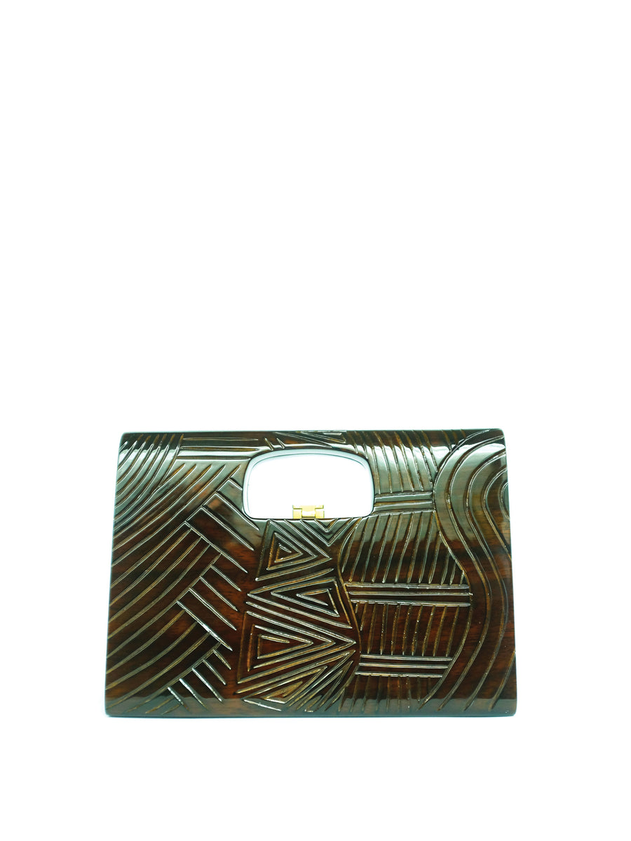 Releve Fashion Joanique Pintados Rectangle Bag Ethical Designers Sustainable Fashion Accessory Brand Purchase with Purpose Shop for Good