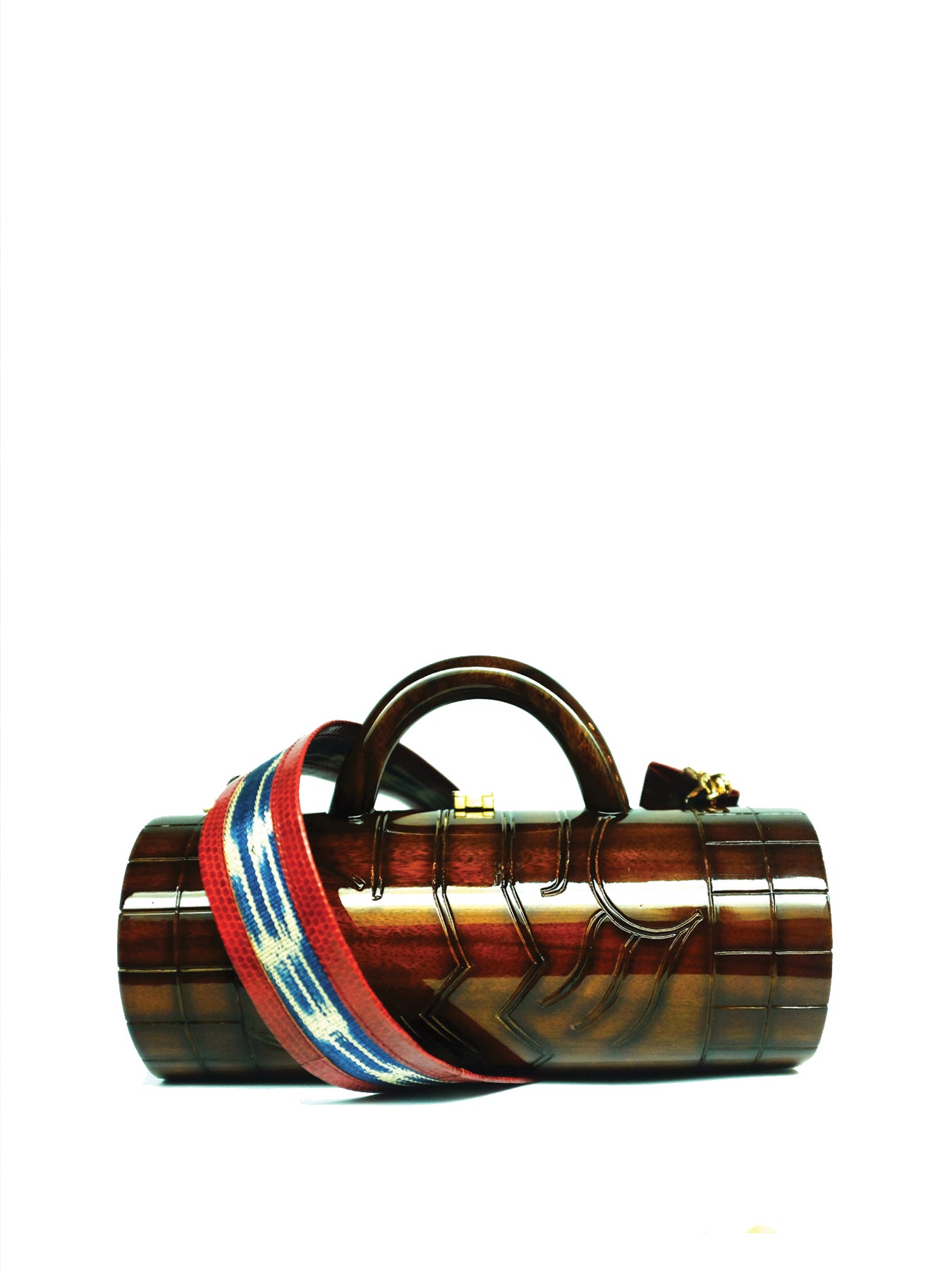 Releve Fashion Joanique Pintados Tube Bag Ethical Designers Sustainable Fashion Accessory Brand Purchase with Purpose Shop for Good