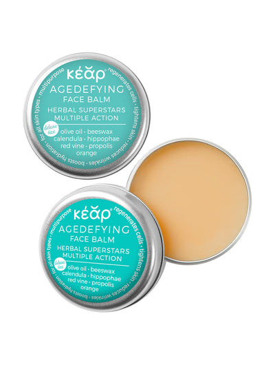 Releve Fashion Kear Agedefying Face Balm, Delux Clean Beauty Animal-Friendly, Cruelty-Free Skincare Made in Greece Sustainable Ethical Brand Purchase with Purpose Shop for Good