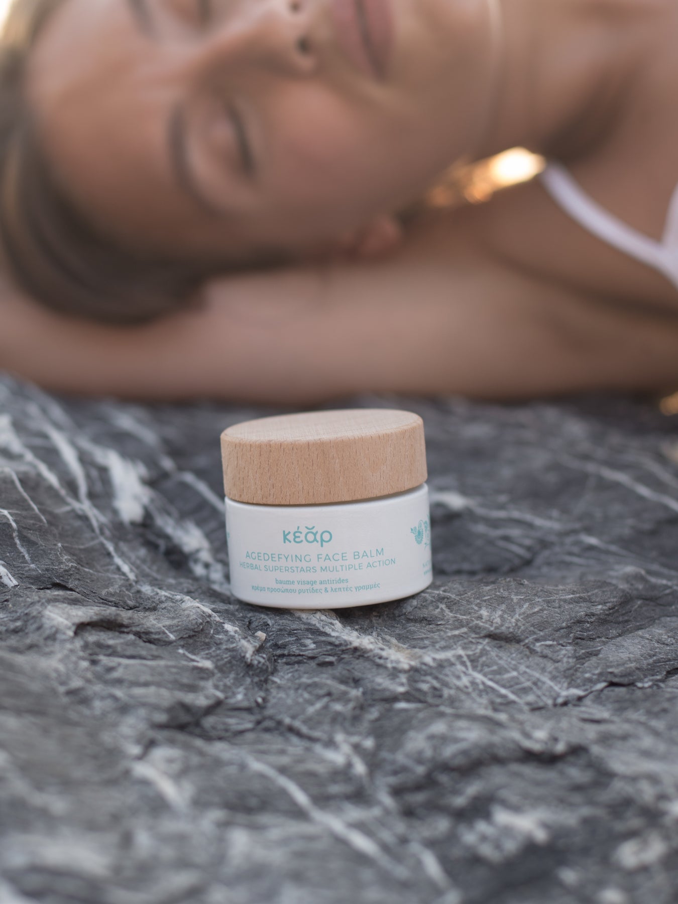 Releve Fashion Kear Agedefying Face BalmClean Beauty Animal-Friendly, Cruelty-Free Skincare Made in Greece Sustainable Ethical Brand Purchase with Purpose Shop for Good