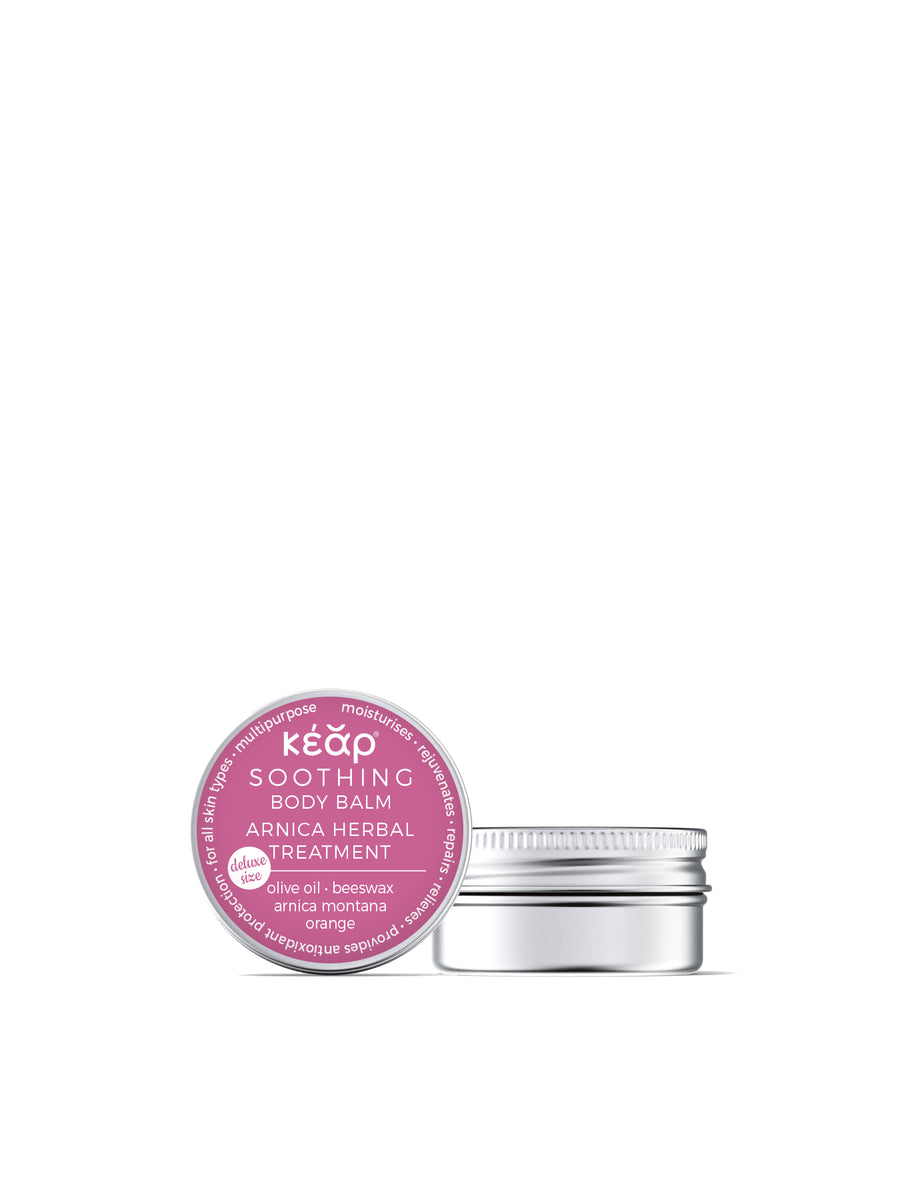 Releve Fashion Kear Soothing Body Balm, Deluxe Clean Beauty Animal-Friendly, Cruelty-Free Skincare Made in Greece Sustainable Ethical Brand Purchase with Purpose Shop for Good