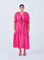 Dahlia Tiered Dress, Hot Pink