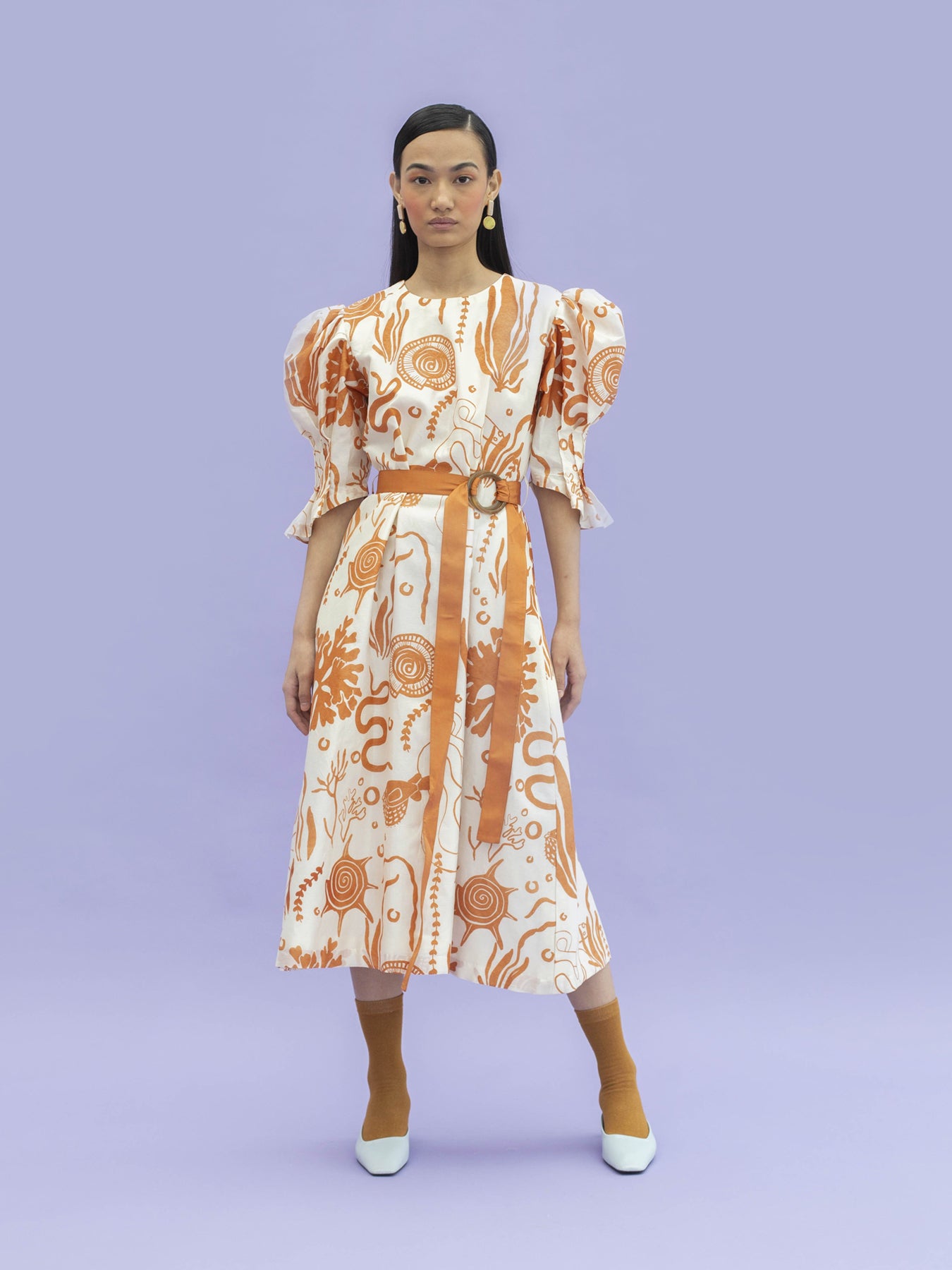 Coral Dress, Ocean is Life Print