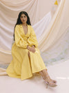 Releve Fashion Laila Poplin Suit Dress in Yellow Sustainable Luxury Fashion Conscious Clothing Ethical Designer Brand Artisanal Handcrafted Purchase with Purpose Shop for Good