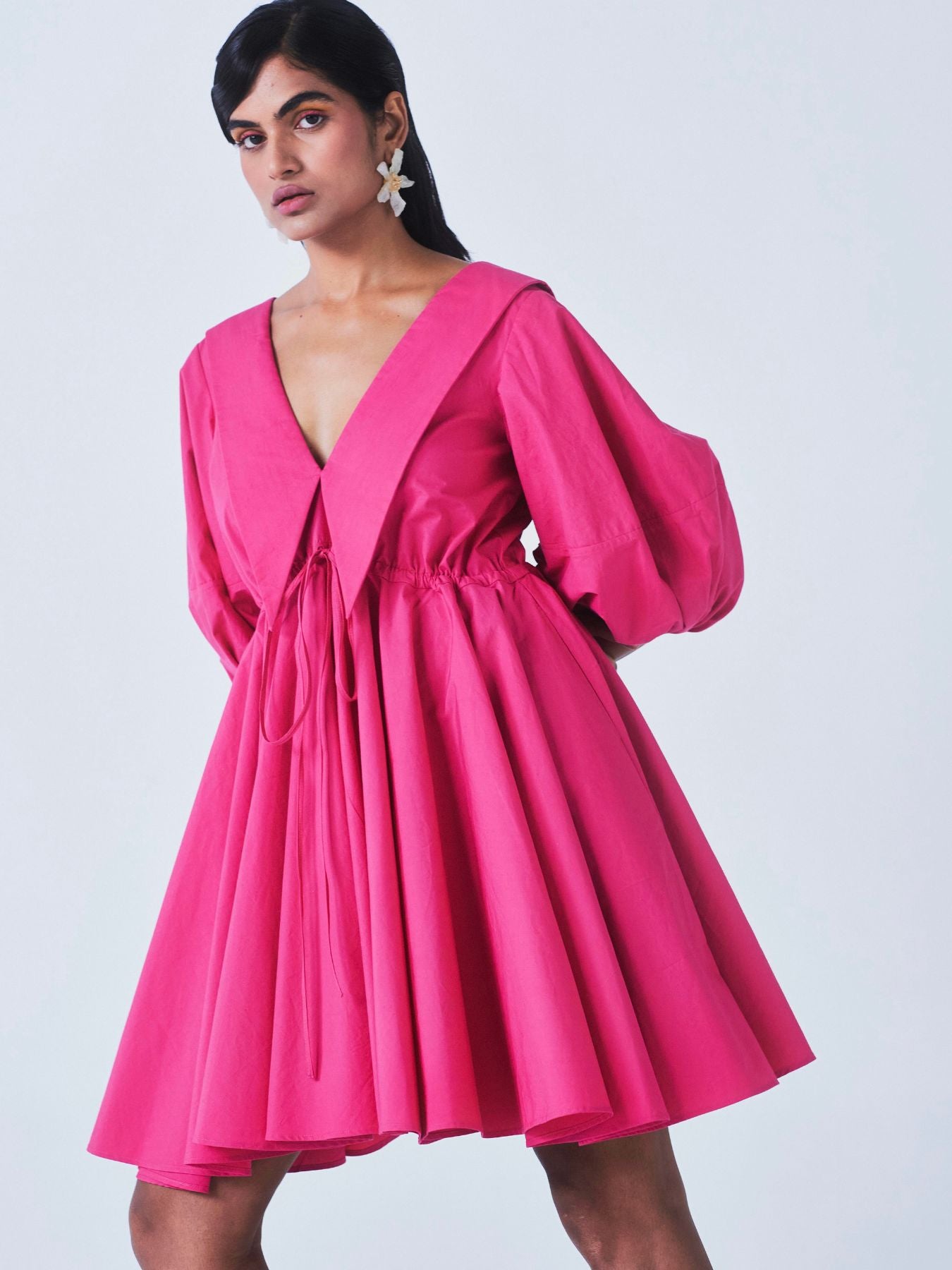 Relev Fashion | Little Things Studio Sada Bahar Dress, Hot Pink Relev Fashion | Little Things Studio Sada Bahar Dress, Hot Pink