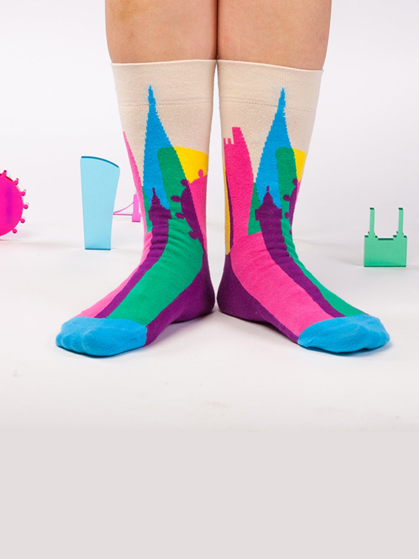 Releve Fashion Look Mate Shop Buy Now Sustainable Fashion Ethical Fashion Positive Fashion Brand Clothing Accessories Socks London Town by Yoni Alter