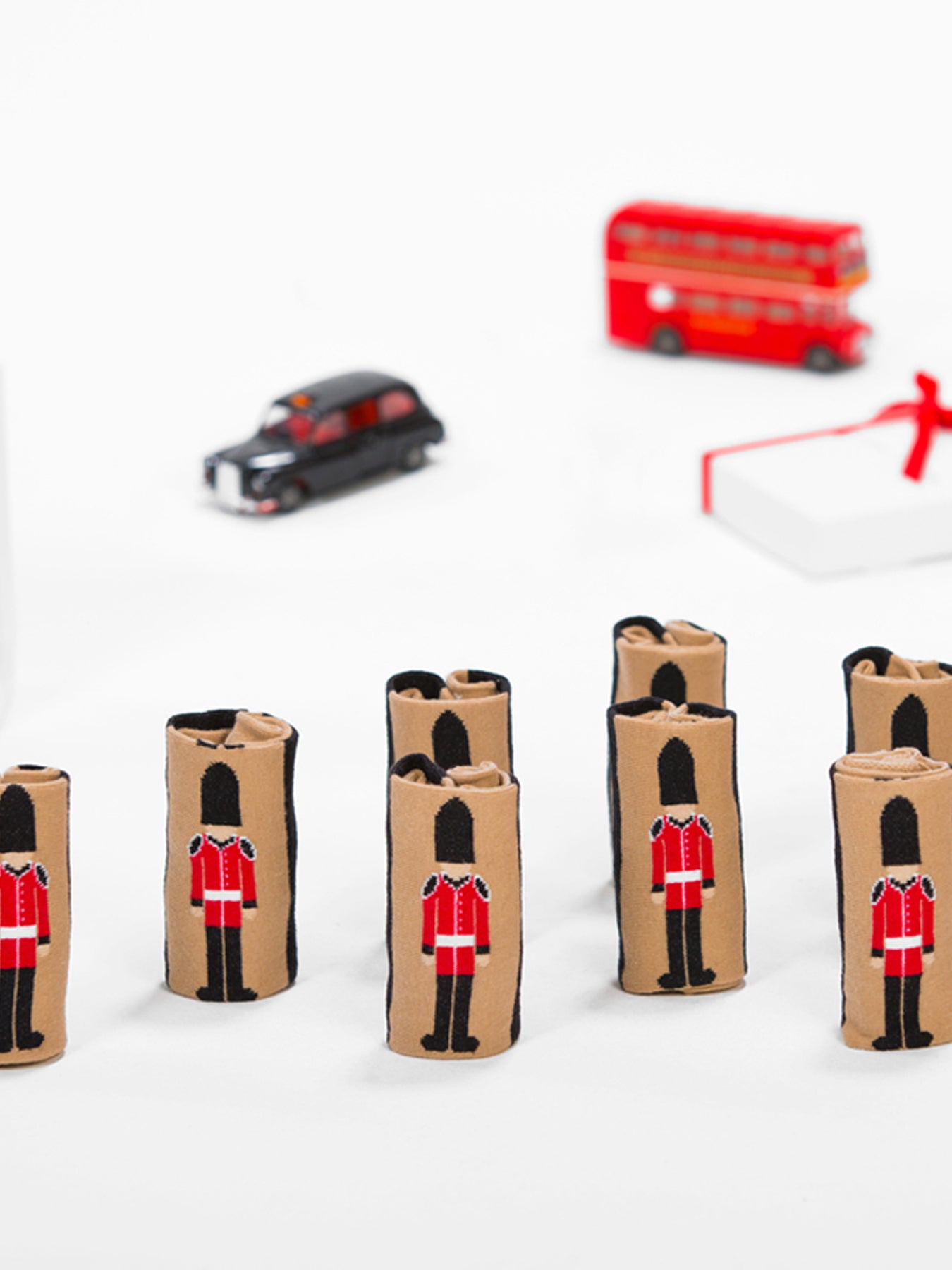 Releve Fashion Look Mate Shop Buy Now Sustainable Fashion Ethical Fashion Positive Fashion Brand Clothing Accessories Socks Queen's Guard by Team Look Mate