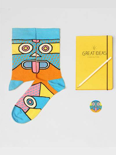 Releve Fashion Look Mate Shop Buy Now Sustainable Fashion Ethical Fashion Positive Fashion Brand Clothing Accessories Socks Super Socks by Supermundane