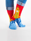 Releve Fashion Look Mate Graphic Socks The Magic of London Designed by Kiki Ljung Sustainable Fashion Brand Ethical Designers Conscious Accessories Purchase with Purpose Shop Now for Good