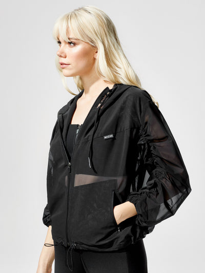 Releve Fashion Michi Indy Jacket Black Sustainable Fashion Athleisure Activewear Brand Positive Luxury Brands to Trust Purchase with Purpose Shop for Good