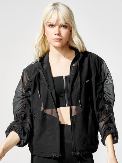 Releve Fashion Michi Indy Jacket Black Sustainable Fashion Athleisure Activewear Brand Positive Luxury Brands to Trust Purchase with Purpose Shop for Good