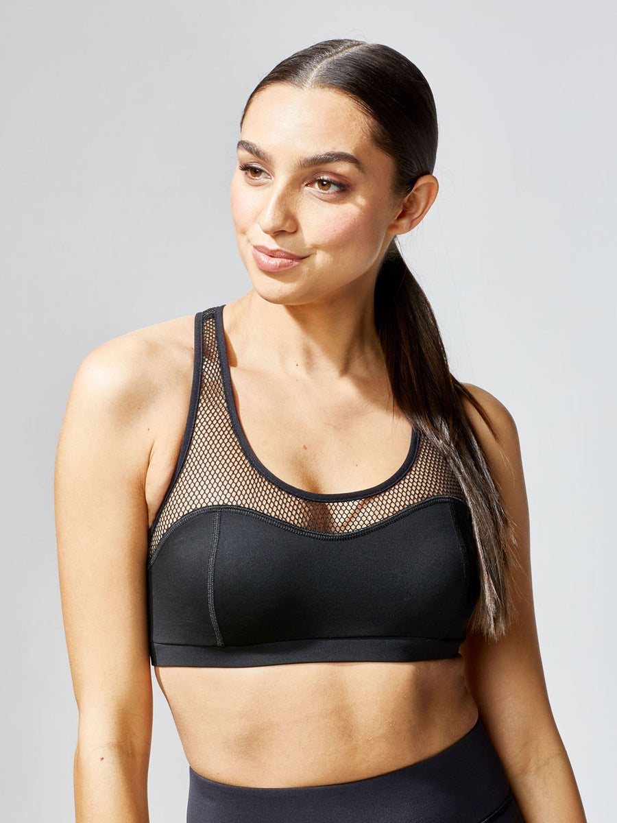 Releve Fashion Michi Black Antigravity Bra Ethical Designer Brand Sustainable Fashion Athleisure Activewear Athleticwear Positive Luxury Brands to Trust Purchase with Purpose Shop for Good
