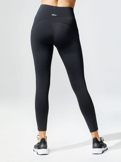 Releve Fashion Michi Black Extension Leggings Ethical Designer Brand Sustainable Fashion Swimwear Athleisure Activewear Athleticwear Positive Luxury Brands to Trust Purchase with Purpose Shop for Good
