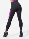Releve Fashion Michi Black Magenta Flare Leggings Ethical Designer Brand Sustainable Fashion Athleisure Activewear Athleticwear Positive Luxury Brands to Trust Purchase with Purpose Shop for Good