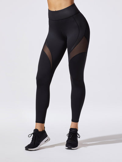 Releve Fashion Michi Black Glow Legging Ethical Designer Brand Sustainable Fashion Athleisure Activewear Athleticwear Positive Luxury Brands to Trust Purchase with Purpose Shop for Good