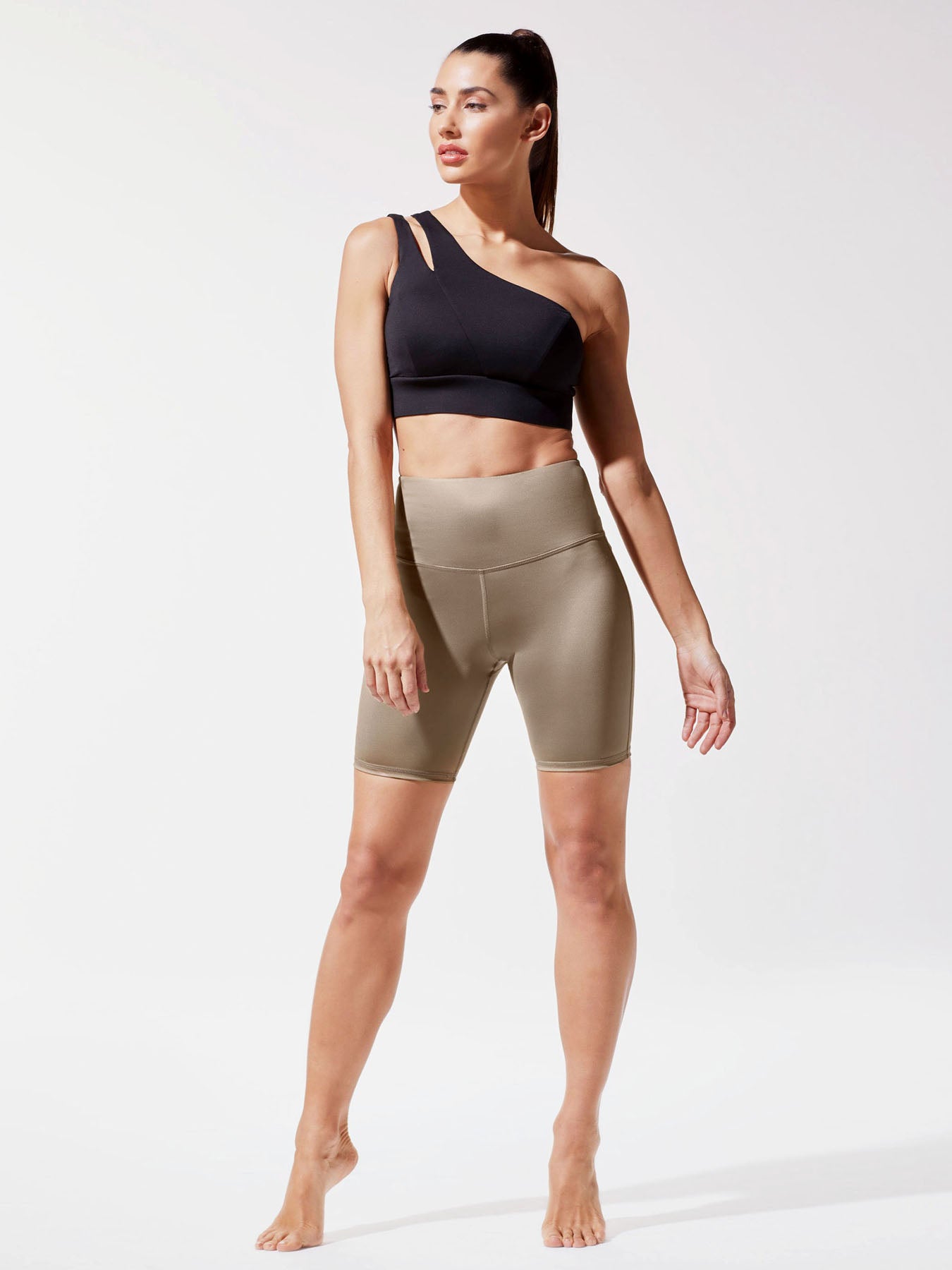 Releve Fashion Michi Black Tigress Sports Bra Ethical Designer Brand Sustainable Fashion Athleisure Activewear Athleticwear Positive Luxury Brands to Trust Purchase with Purpose Shop for Good