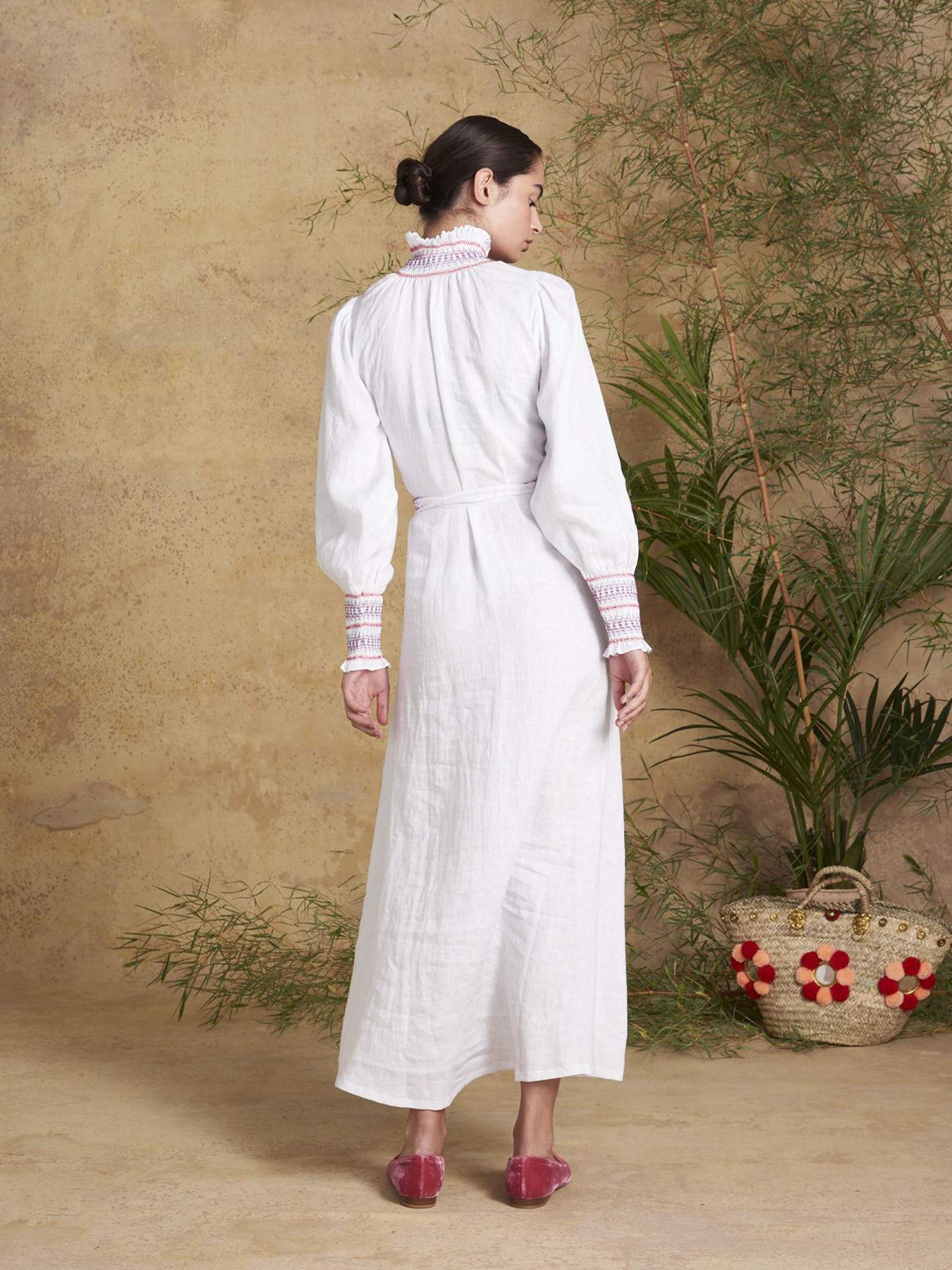 Releve Fashion Muzungu Sisters White Alice Dress Bamboo Fables Ethical Designers Sustainable Fashion Brand Handmade Artisanal Positive Fashion Conscious Luxury Purchase with Purpose Shop for Good