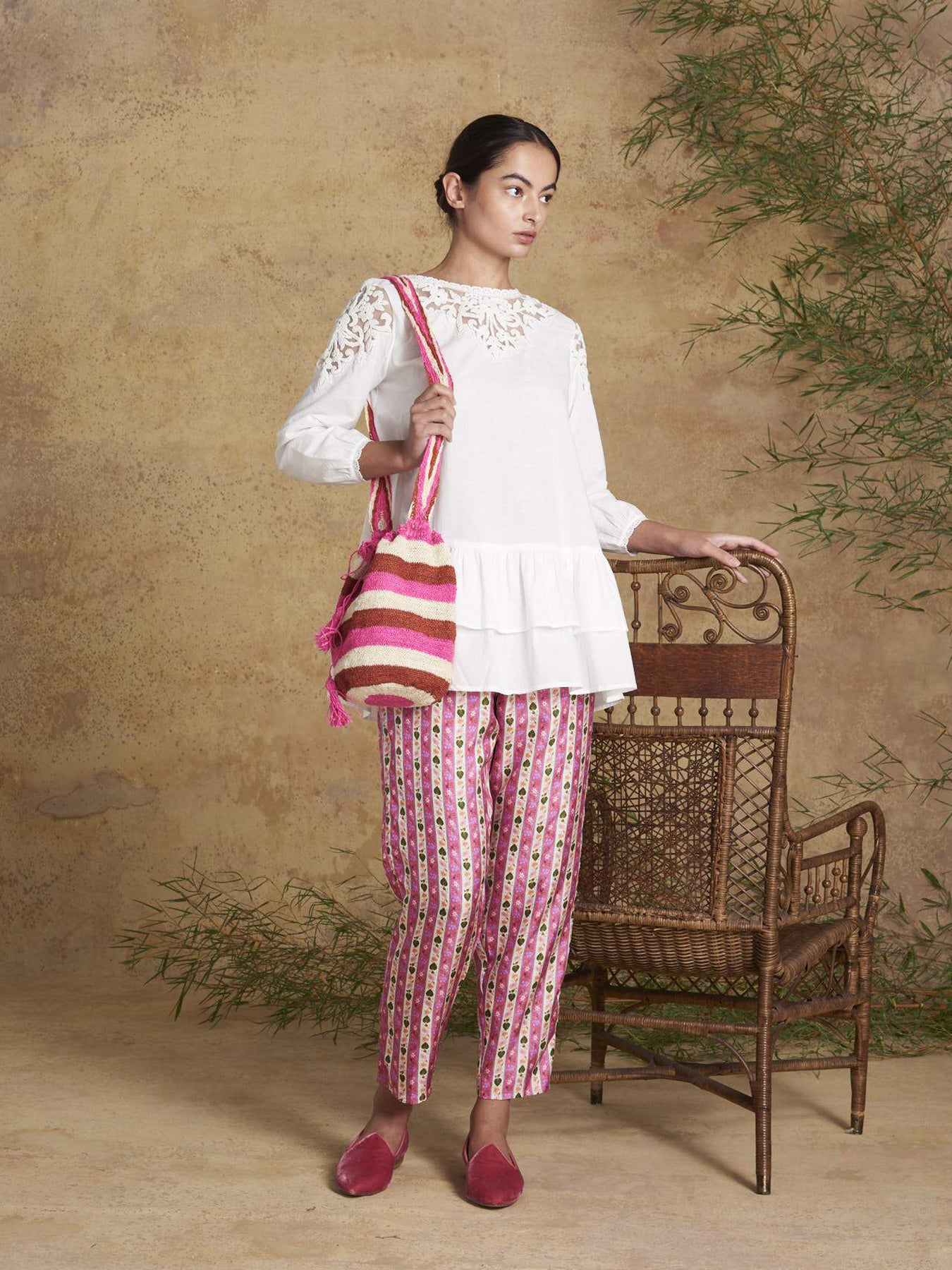 Dana Organic Cotton Blouse, White