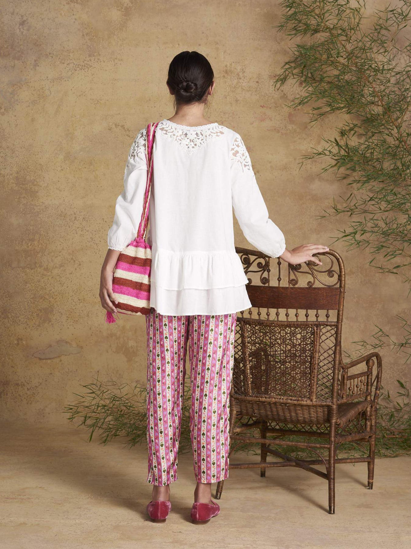 Dana Organic Cotton Blouse, White