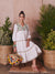 Frangipani Organic Cotton Dress, White II