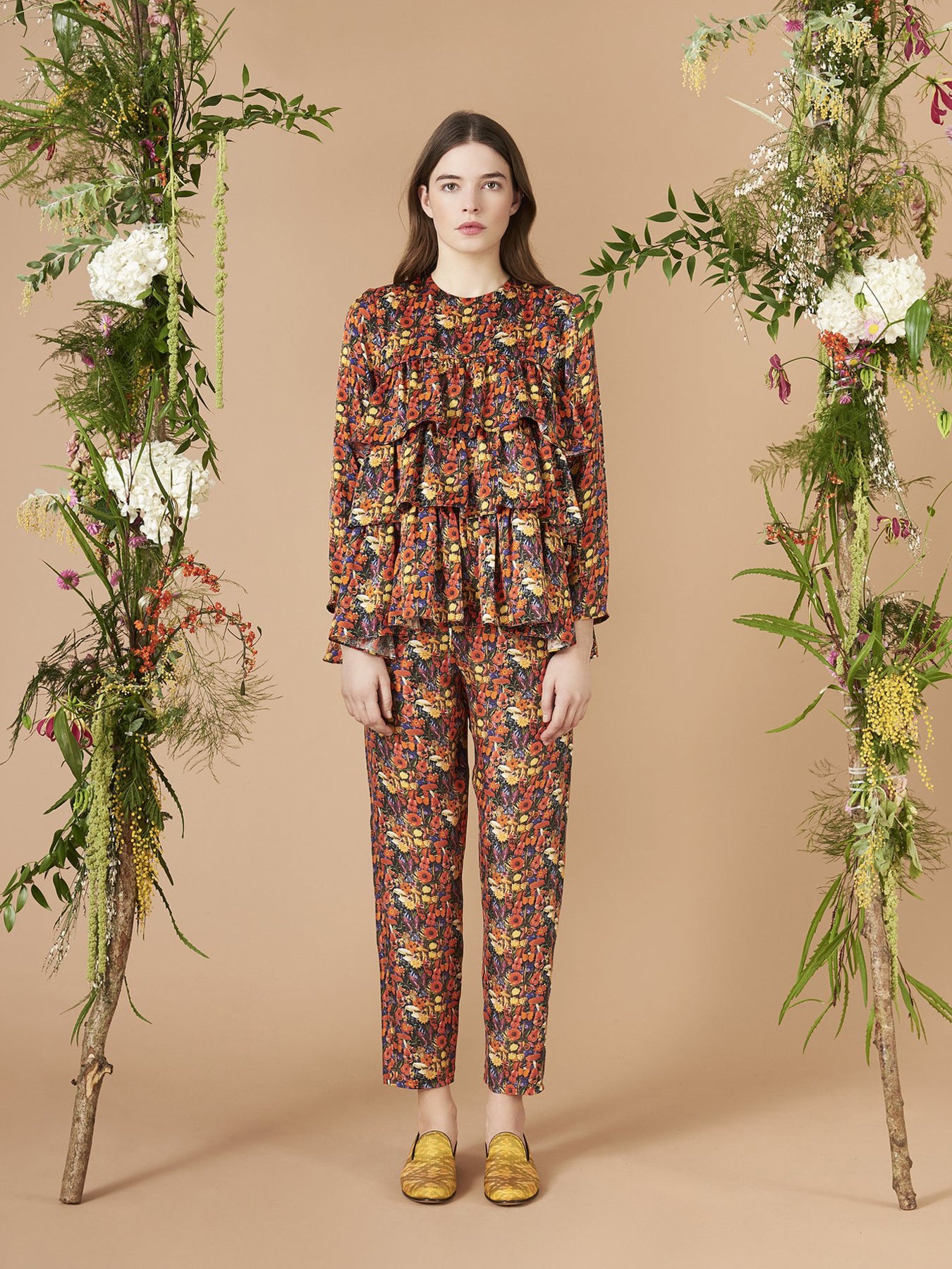 Releve Fashion Muzungu Sisters Poppy Black Print Jila Blouse Ethical Designers Sustainable Fashion Brand Handmade Artisanal Positive Fashion Purchase with Purpose Shop for Good