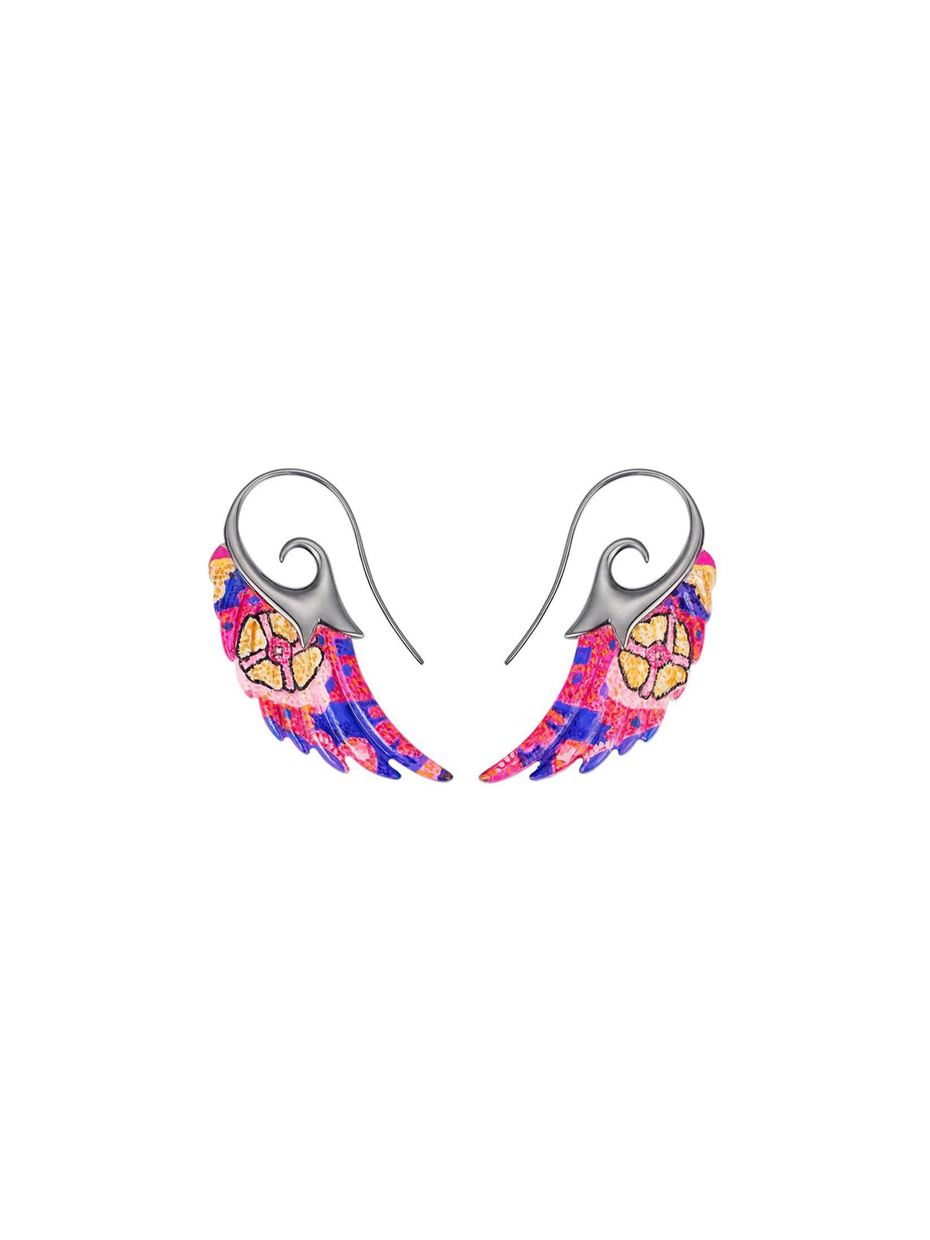 Releve Fashion Muzungu Sisters Noor Fares Wing Earrings Ethical Designers Sustainable Fashion Brand Handmade Artisanal Positive Fashion Purchase with Purpose Shop for Good