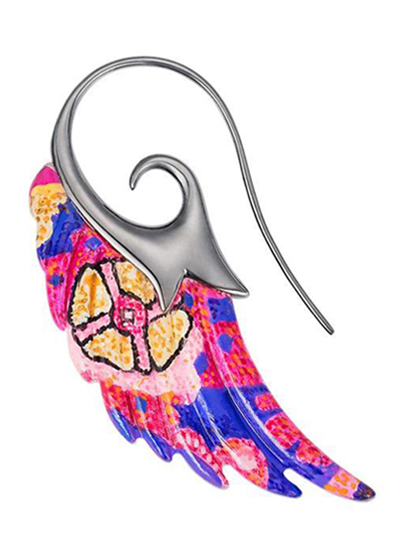 Releve Fashion Muzungu Sisters Noor Fares Wing Earrings Ethical Designers Sustainable Fashion Brand Handmade Artisanal Positive Fashion Purchase with Purpose Shop for Good